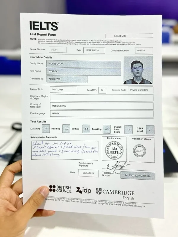 Buy An IELTS Certificate Without Exam
