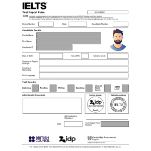 IELTS Certificate
