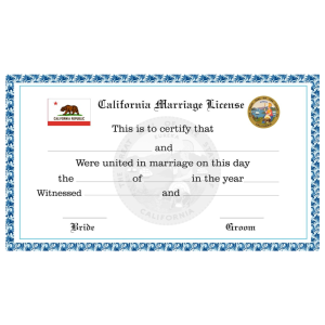 Marriage Certificate